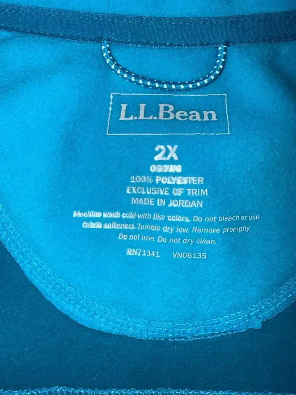 L.L.Bean Women's Blue Fleece Vest